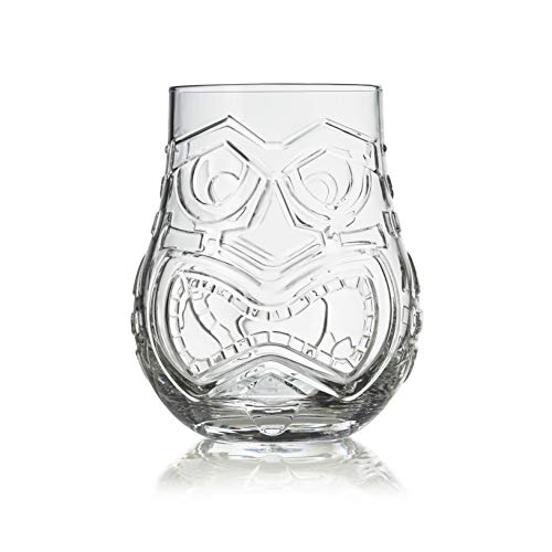 Libbey Tiki Faces / 4 Count (Pack of 1) / Tiki Mixed Drinkware Sets