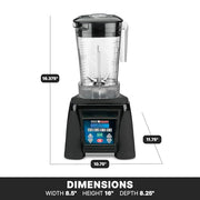 Waring 48 Ounce Copolyester Jar / Black / Modern Countertop Blenders