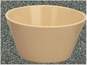 Yanco NS-302T Nessico Bouillon Cup, 8 oz Capacity, 2" Height, 3.75" Diameter, Melamine, Tan Color, Pack of 48