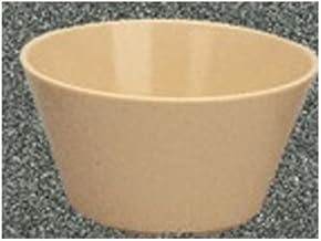 Yanco NS-302T Nessico Bouillon Cup, 8 oz Capacity, 2" Height, 3.75" Diameter, Melamine, Tan Color, Pack of 48