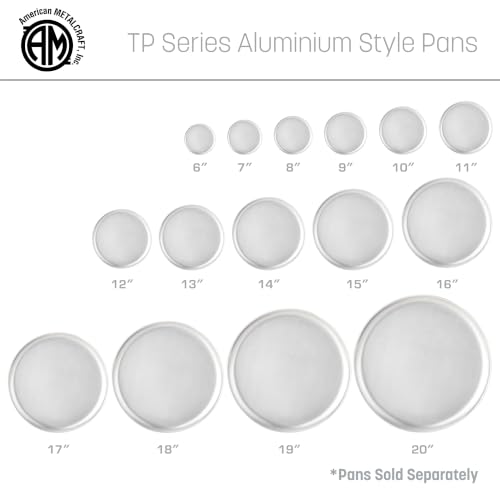 American Metalcraft 1 / 16-Inch / Silver Pizza Pans