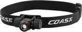Coast XPH25R 400 lumens Black LED Head Lamp CR123 Battery - Case of: 1;