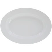 G.E.T. White 17" x 12" Oval Platter by Milano – Large, Melamine, White, Model ML-14-W