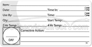 DayMark - 112469 - Remark 2 in x 4 in HACCP Label