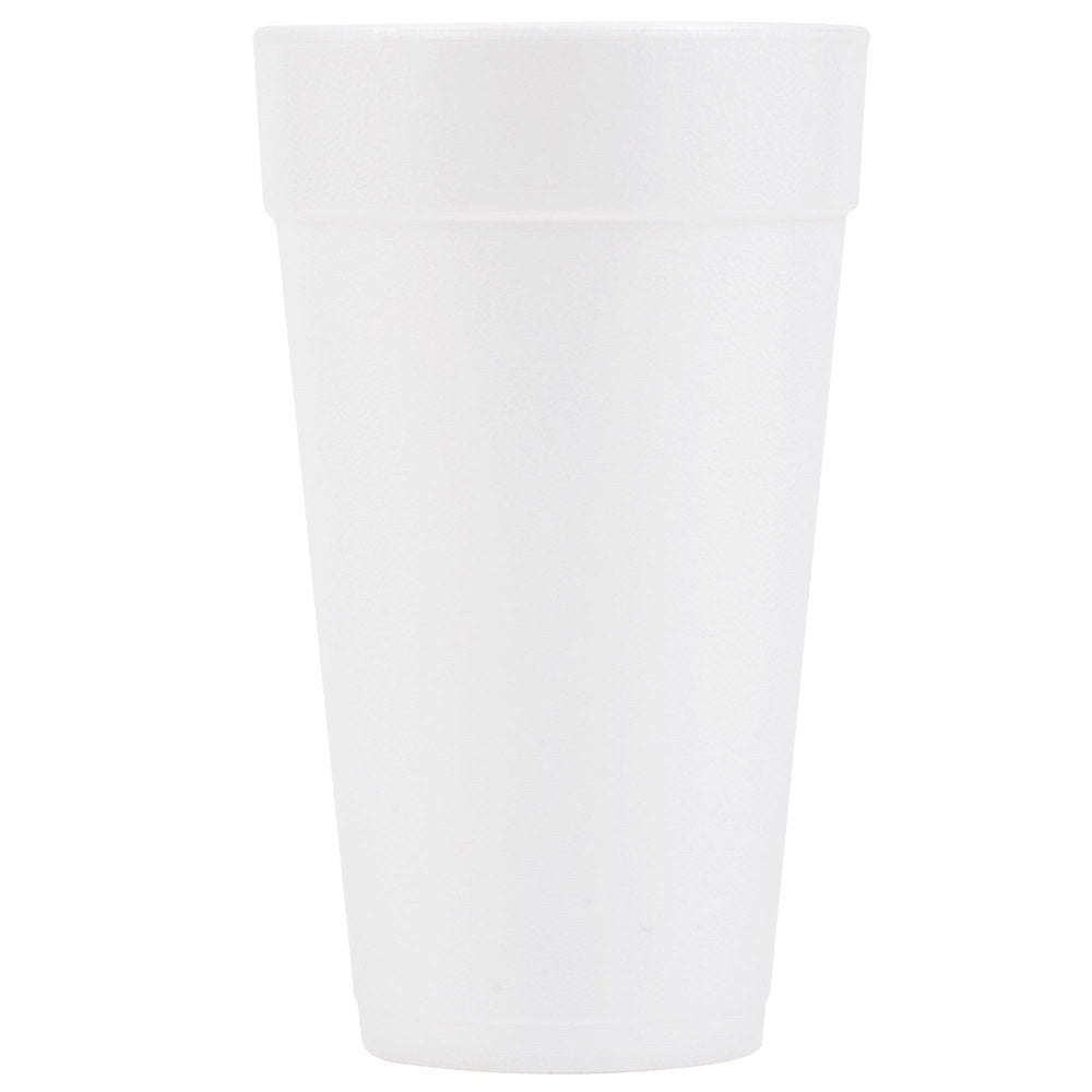(CA/500) C-FOAM CUP 20 OZ WHI by DART – 500 Count (Pack of 1), 20.0 ounces, Foam, White, Pack of 500