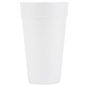 (CA/500) C-FOAM CUP 20 OZ WHI by DART – 500 Count (Pack of 1), 20.0 ounces, Foam, White, Pack of 500