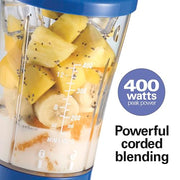 Hamilton Beach Blue / 14 oz. / 1 Jar Personal Size Blenders