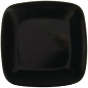Elite Global Solutions D7SQR-B Square Plate Black Melamine 7"L x 7"W x 3/4"H