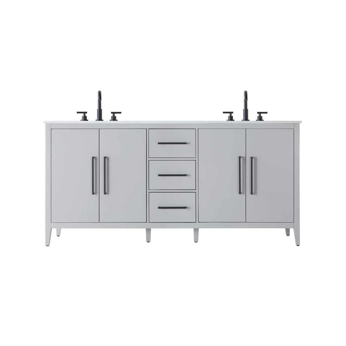 Millie Bathroom Vanity Grey by Lighting Design – Wood, Grey, Model VF29372DGR