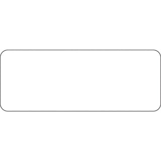 Plain White 30-Up Laser Labels - 2 1/2"L x 1"H by HUBERT – 2.5*1 inches, Paper, White, Pack of 1950, Model 35292