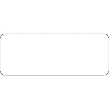 Plain White 30-Up Laser Labels - 2 1/2"L x 1"H by HUBERT – 2.5*1 inches, Paper, White, Pack of 1950, Model 35292