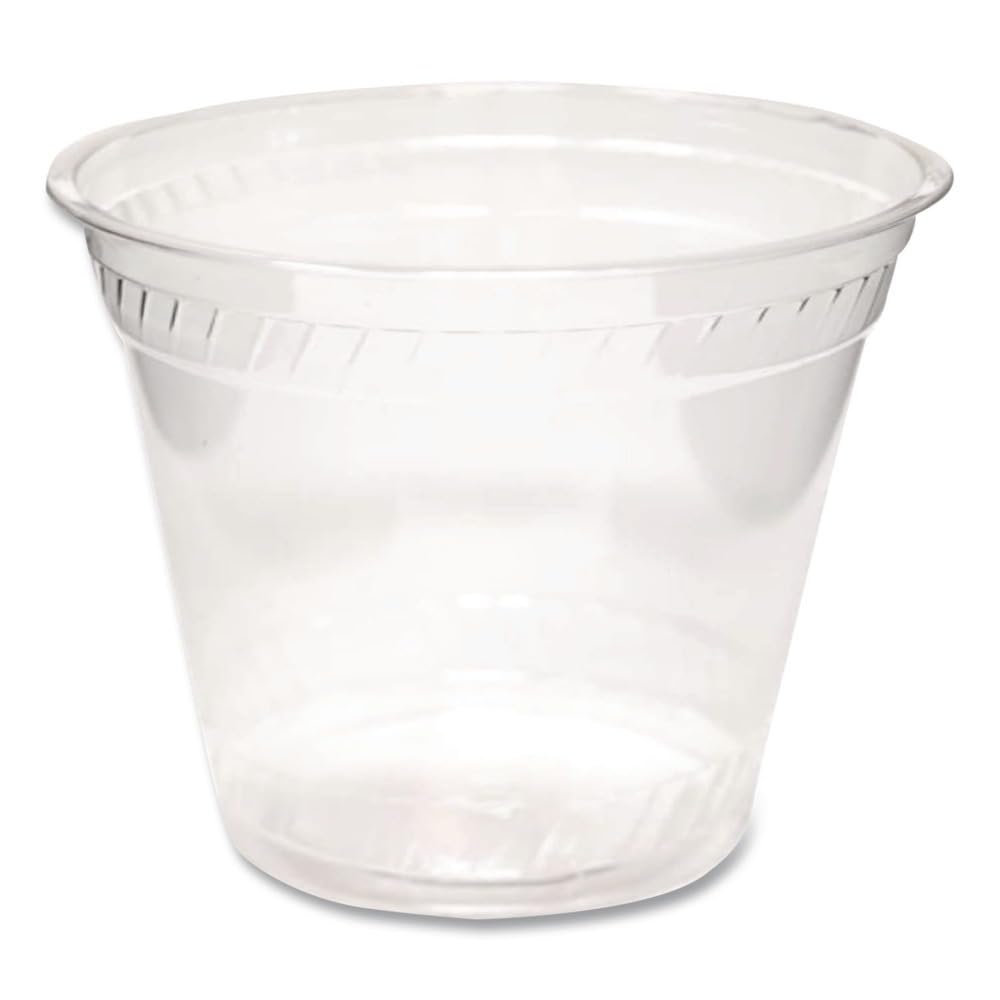 Greenware GC9OF 9-Ounce Capacity 3.6-Inch Top Width by 2.2-Inch Bottom Width 2.8-Inch Height Clear Polylactic Acid Old Fashioned Drink Cup 50-Pack (Case of 20) – Drinking Cup