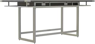 Safco Mirella Conference Table Standing Height - 8' Stone Gray