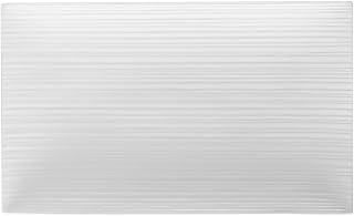CAC China SUS-RT41 Rect. Platter 13 5/8" Porcelain Rectangle, Bone White, Set of 12