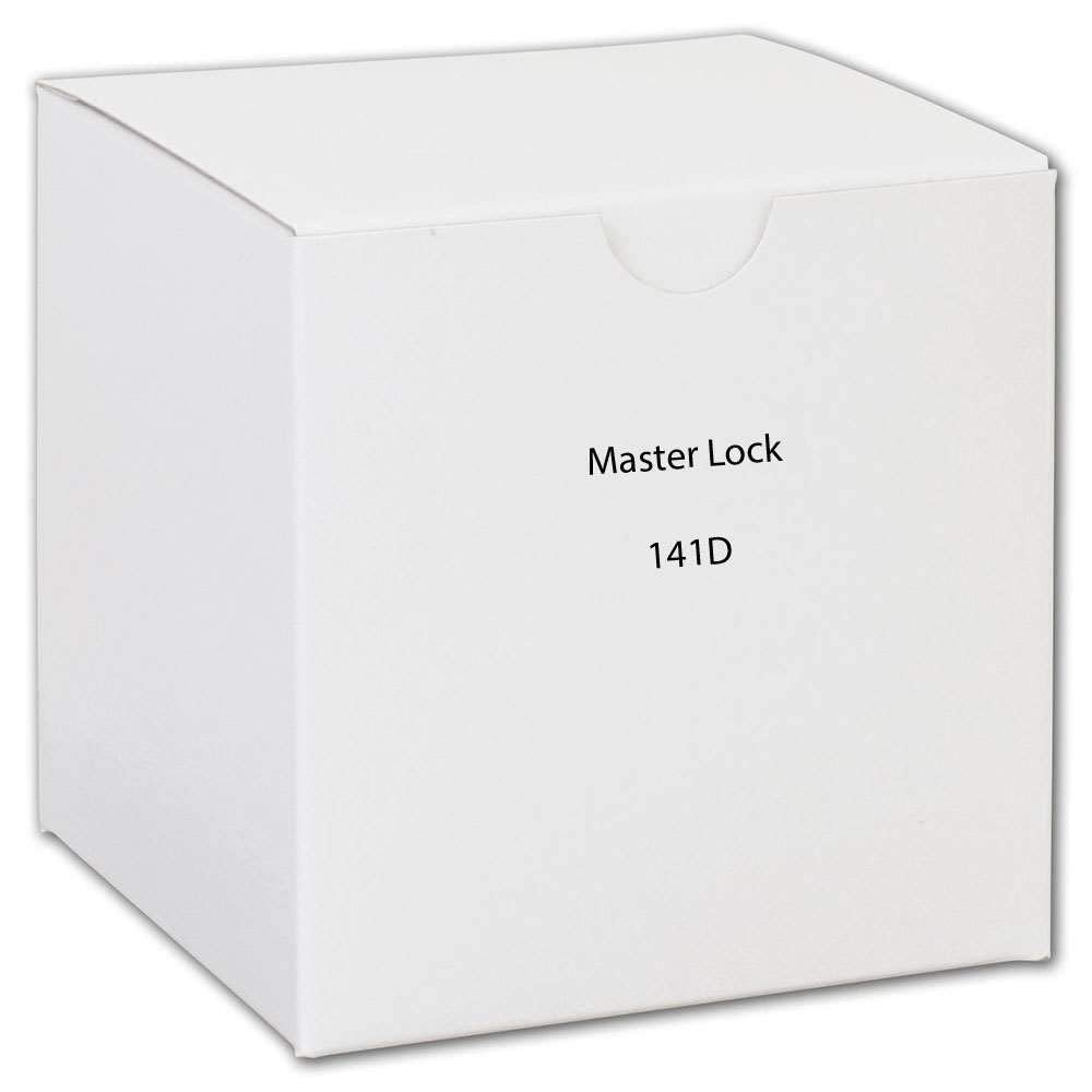 1-9/16" Black Vinyl Cover Brass Padlock by Master Lock – 1, Vinyl, Black, Model 141D