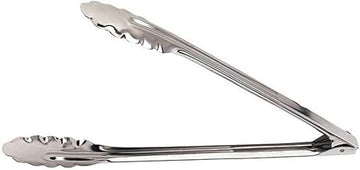 Crestware 9-1/2-Inch Spring Tong, 1, Silver