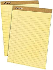 ESSELTE CORPORATION AMPAD PERFORATED CANARY 8 1/2 X (Set of 3)