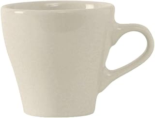 Tuxton BEF-0308 Vitrified China Europa Cup, 3 oz, Eggshell (Pack of 24),