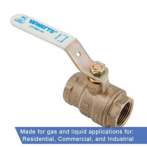 Watts 1/4 Inch / Threaded End Connections / 1 Ball Valves