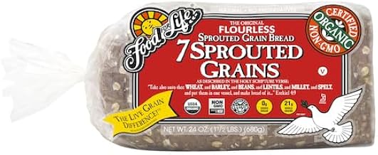 Food For Life Non-gmo Seven Sprouted Grains Bread, 24 Ounce (pack Of 6)
