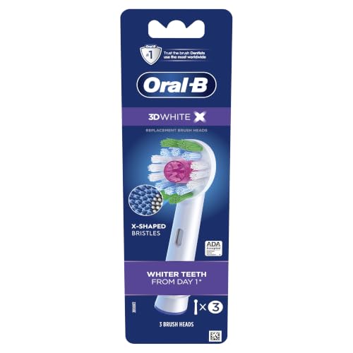 Oral-B White / 3 Count (Pack of 1) / 1 Toothbrush Replacement Heads