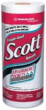 Kimberly-Clark 1-Ply Paper Towels - 128 Sheets per Roll [Set of 3]