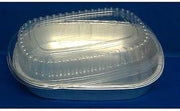 Handi-Foil 1 1/2 lb. (23 oz.) Silver Take-Out Pan w/Clear Dome Lid 20/Pk (pack of 20)