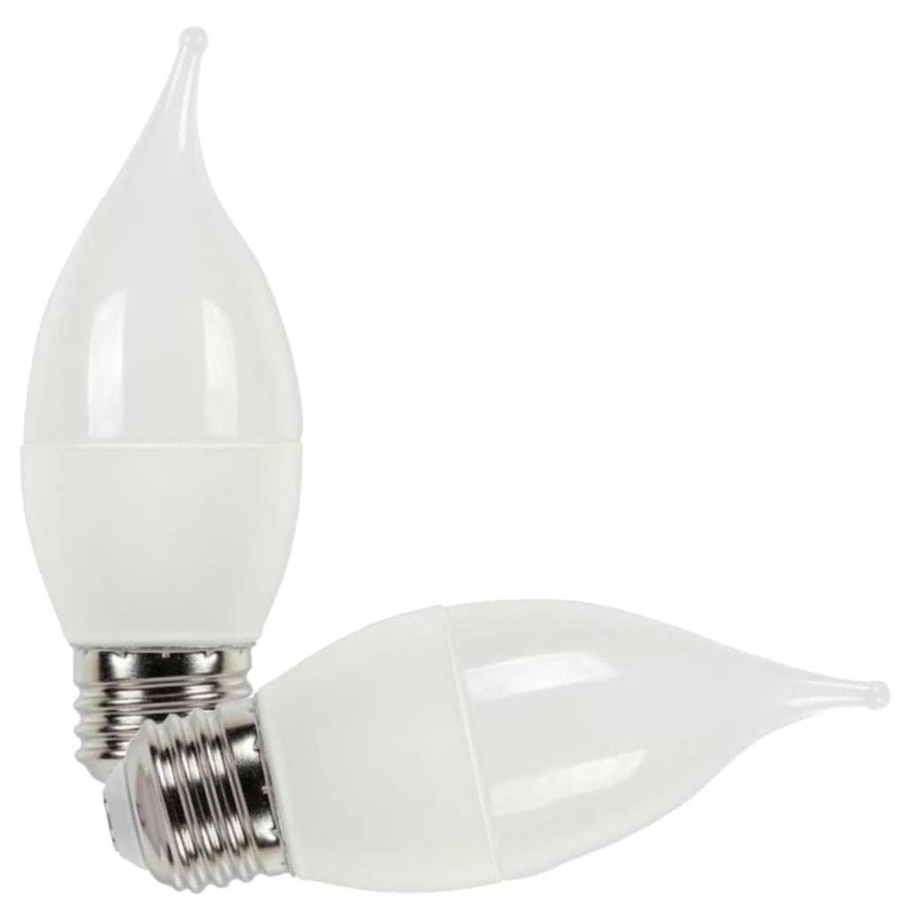 7C13/LED/SW/27 2CD Candle Tip LED Light Bulb by Westinghouse – copper, Warm White, Pack of 2, Model 05125