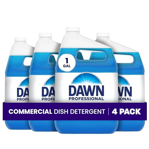 P&G PROFESSIONAL Blue / 128 Fl Oz (Pack of 4) / Dawn Dishwashing Liquid Soap (1 Gallon - Pack of 4) Dish Soap