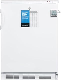 ACCUCOLD 24” Freezer, 3.2 cu.ft. Capacity, Undercounter, -25°C Storage, NIST Calibrated Thermometer, Built-in, White - VT65MLBIPLUS2