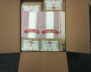 4 Pound Bakery Wax Bag, 5 x 3 1/8 x 9 13/16 inch - 500 per case.