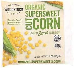 Woodstock Farms Organic Supersweet Corn, 10 Ounce -- 12 per case.