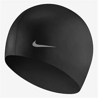 Nike Swim Solid Silicone Youth Cap,Black (001),OS