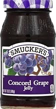 Smuckers Concord Grape Jelly, 12 Ounce -- 12 per case.