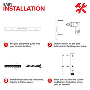 Stock Your Home Gold / 1 Rack / 1 Garment Racks