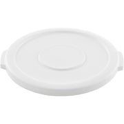 10 Gallon Plastic Trash Can Lid by Global Industrial – 10 Gallon, 10.0 gallons, Polyethylene Resin, White, Model 240457WH