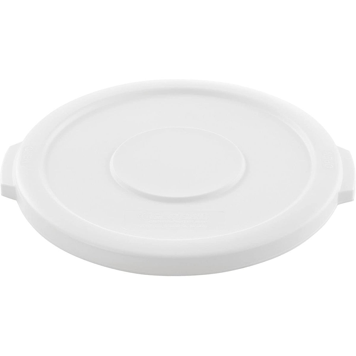10 Gallon Plastic Trash Can Lid by Global Industrial – 10 Gallon, 10.0 gallons, Polyethylene Resin, White, Model 240457WH