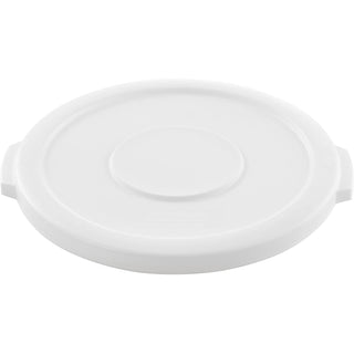 10 Gallon Plastic Trash Can Lid by Global Industrial – 10 Gallon, 10.0 gallons, Polyethylene Resin, White, Model 240457WH