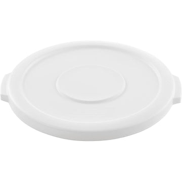 10 Gallon Plastic Trash Can Lid by Global Industrial – 10 Gallon, 10.0 gallons, Polyethylene Resin, White, Model 240457WH