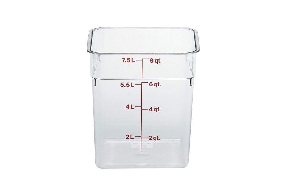 Cambro Clear / 8 QT / 1 Container Sets