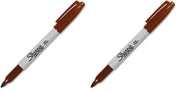 Sharpie 2 / 1 Count (Pack of 2) / Brown Permanent Markers