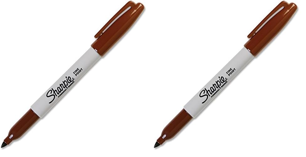 Sharpie 2 / 1 Count (Pack of 2) / Brown Permanent Markers