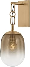 Troy Lighting B2519-PBR Harvey - 1 Light Wall Sconce - 18.5 Inches Tall and 7 Inches Wide - Patina Brass