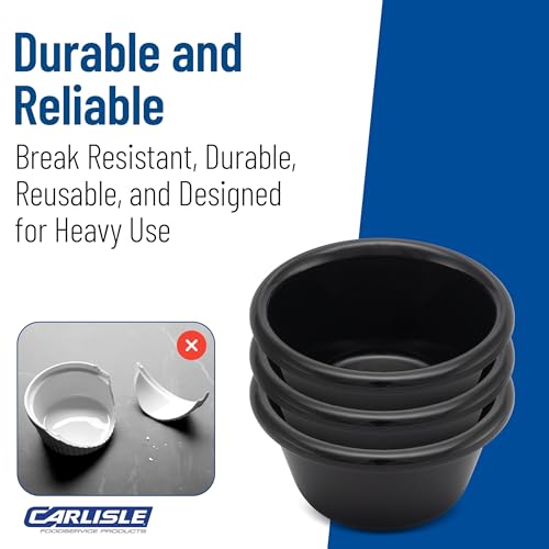 Carlisle FoodService Products Black / 3 oz / 1 Ramekins