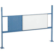 18" W Pegboard and 36" W Whiteboard Mounting Kit for 72" W Workbench- Blue by Global Industrial – Blue, Model 319172BL