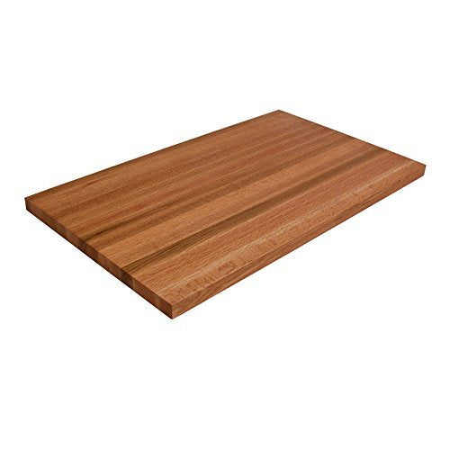 Edge Grain Red Oak Butcher Block Countertop - 1-3/4" Thick by John Boos – 84"L x 48"W, Oak, Varnique Semi-Gloss, Model OKT8448-V