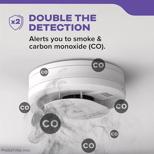 Kidde FIRE_ALARM + FIRE_ALARM,White / Modern / 1 Combination Smoke & Carbon Monoxide Detectors