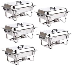 CHAFER 5 PACK CATERING STAINLESS STEEL CHAFER FULL SIZE 8 QT BUFFET