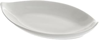 10 Strawberry Street Whittier 5" x 3" Oval Tid Bit Trays, Set of 4, White