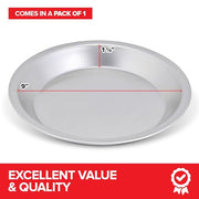 Stock Your Home 2 / Silver / 72.0 cubic_inches Pie Pans